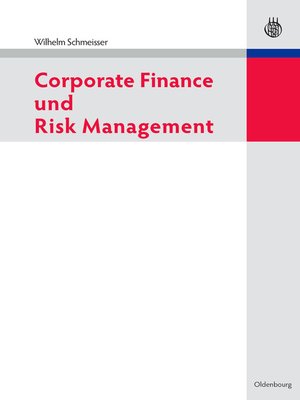 cover image of Corporate Finance und Risk Management